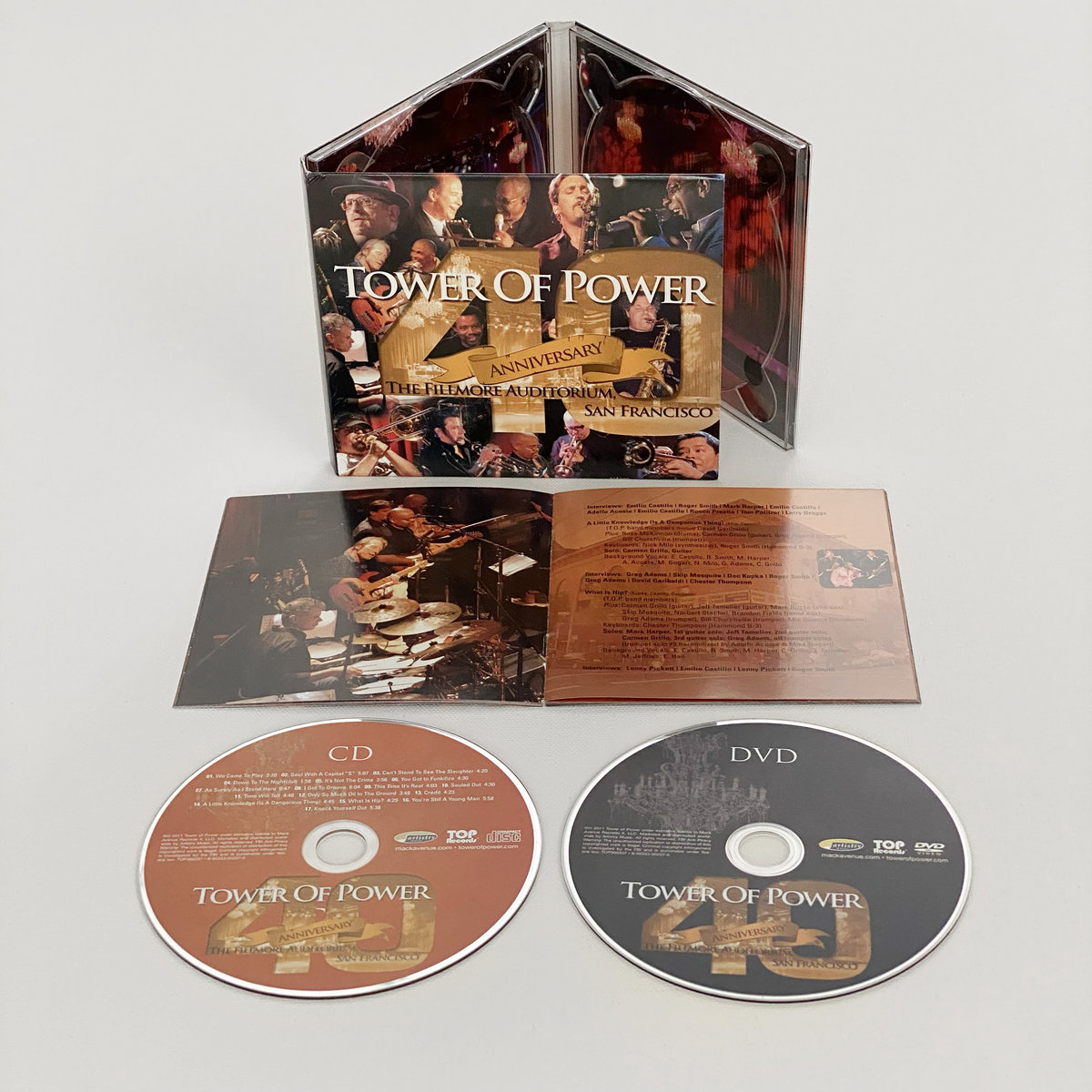 洋楽 tower of power 40 san francisco live cd Tower Of Power – 40th Anniversary The Fillmore Auditorium, San