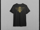 Bees Logo Shirt (backprint / black and gold) photo 