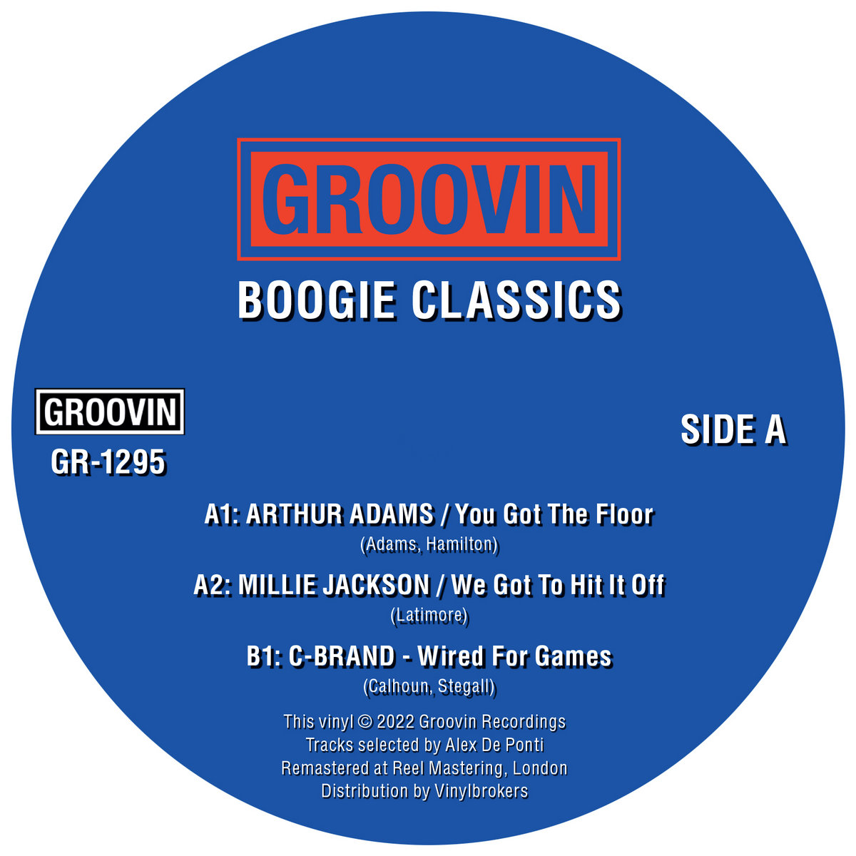 GROOVIN BOOGIE CLASSICS | Arthur Adams / Millie Jackson / C-Brand