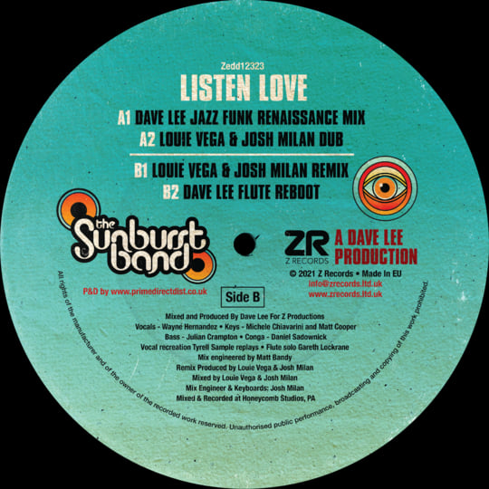 Listen Love | The Sunburst Band | Z Records