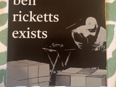 “ben ricketts exists” 3x3” vinyl sticker main photo