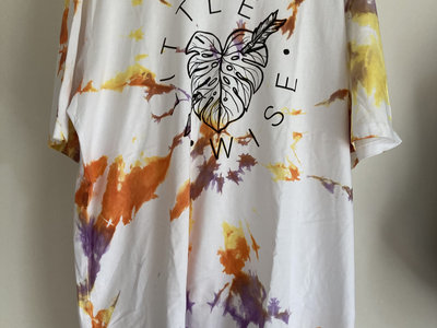 Heart Leaf Tie-Dye T-Shirt white/ purple / yellow / orange XL main photo