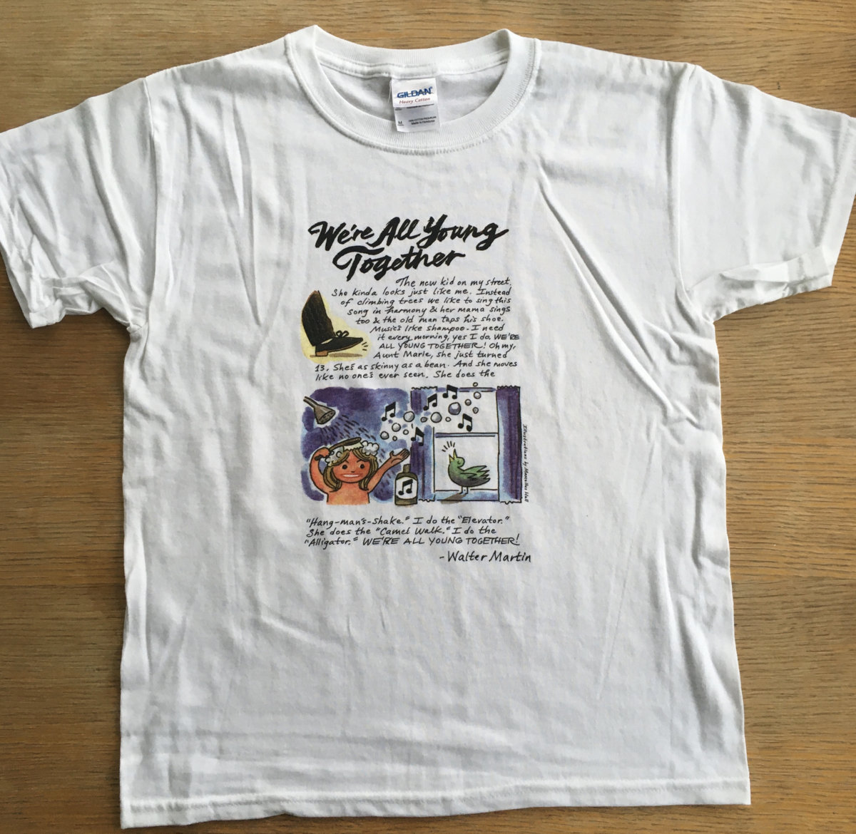 We re All Young Together Kids T Shirt Walter Martin