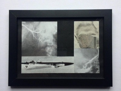 'Untitled' / original handmade collage (framed + signed), January 2023 main photo