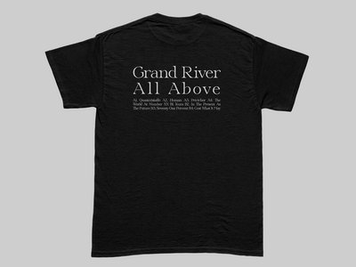 Limited edition Grand River 'All Above' T-Shirt / Black main photo