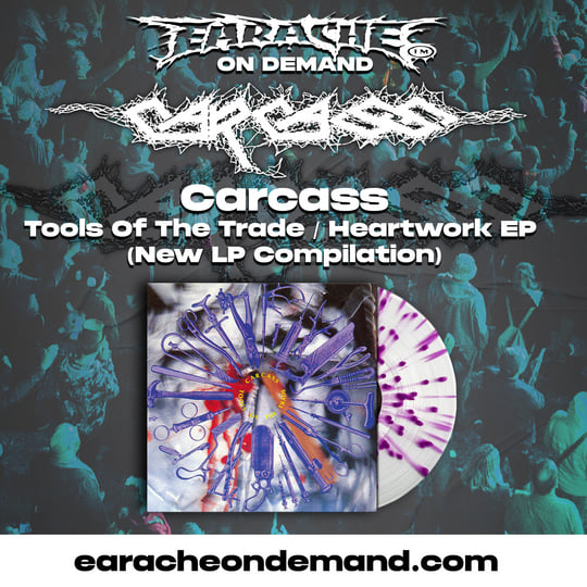CARCASS CDセット CARCASS – Torn Arteries 2xLP + CD Box Set (splatter vinyl) – CITY