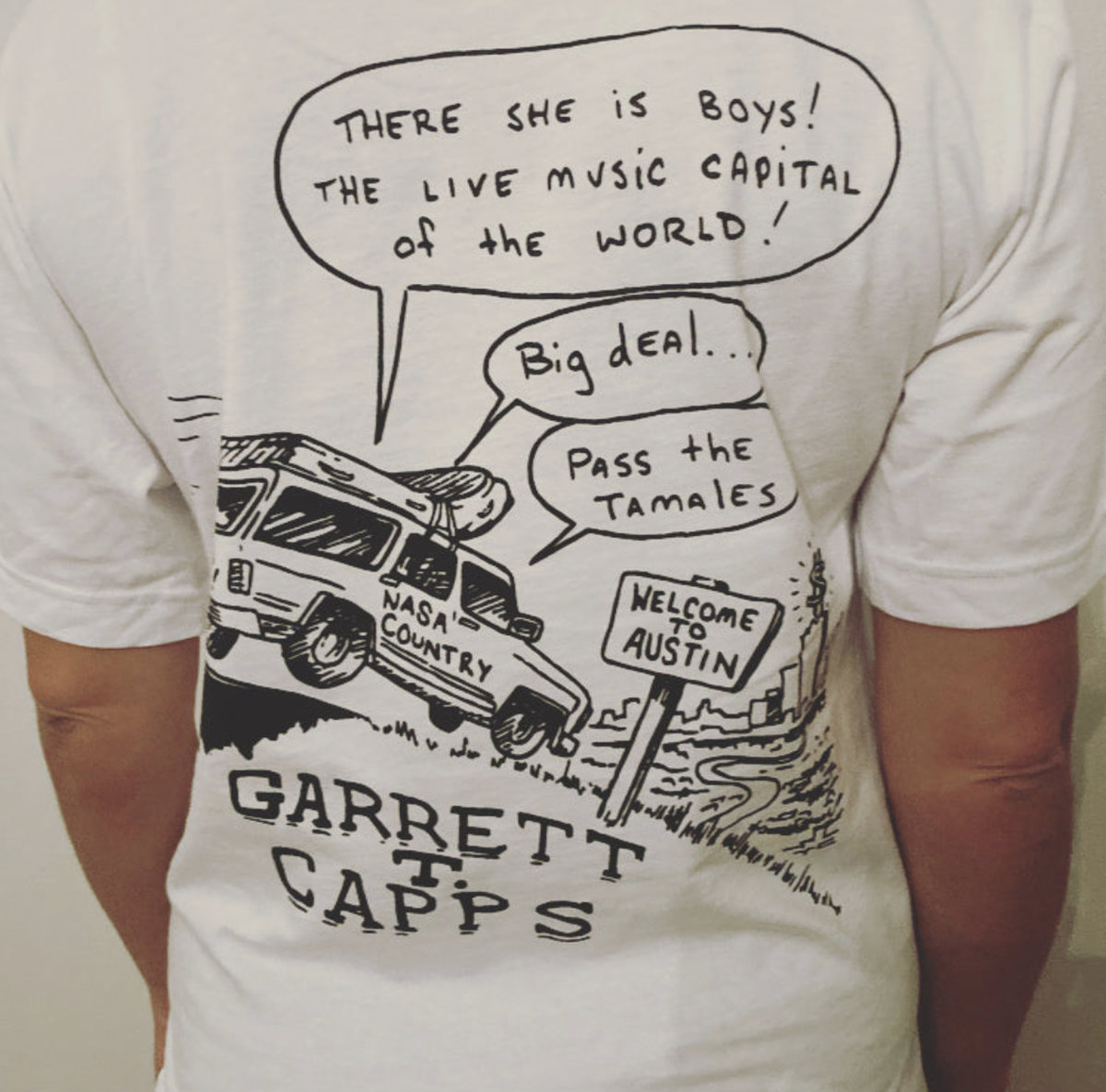 Pass The Tamales Tee Garrett T Capps