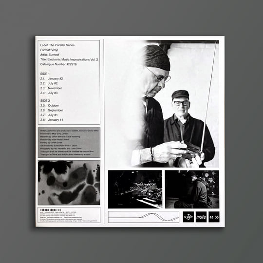 Sunroof – Electronic Music Improvisations Vol. 2, Limited Edition White Vinyl LP Sunroof – Electronic Music Improvisations Vol. 2, Limited Edition White Vinyl LP
