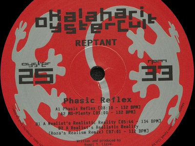 Reptant 'Phasic Reflex' EP (12" Vinyl) main photo