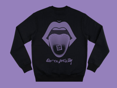 Funky Lips Sweater - Purple main photo