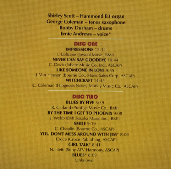 Queen Talk: Live at the Left Bank | Shirley Scott