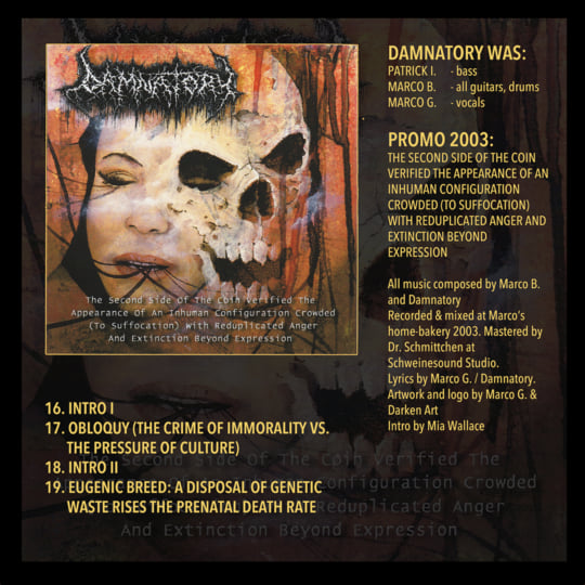 The Complete Disgoregraphy 1991-2003 | Damnatory
