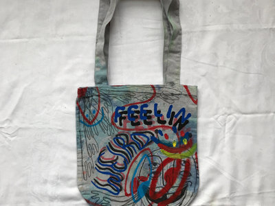 Handcrafted & painted Tote Bag main photo