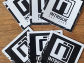 'Intrigue 17' unisex T-shirt (Black) + sticker pack photo 