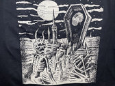 Gravehuffer - 'Blueprint for an Early Grave' glow in the dark ink shirt photo 