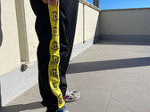 Triacetate "Raving Disorder" Baggy Pants (Yellow Stripe) photo 