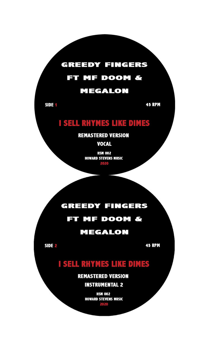 Greedy Fingers ft MF DOOM & Megalon I Sell Rhymes Like Dimes