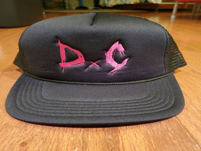 Dos Cobros Pink on Black Trucker Hat(with EMBRYBROS download) main photo