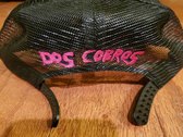 Dos Cobros Pink on Black Trucker Hat(with EMBRYBROS download) photo 