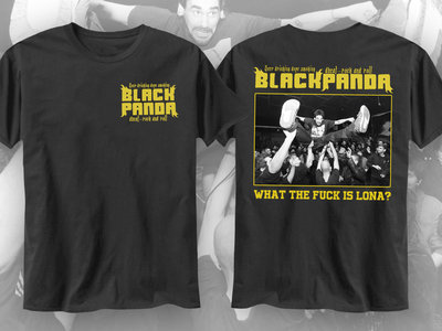 BLACK PANDA Lona Black Tshirt main photo