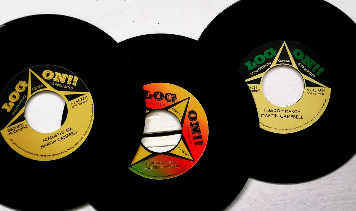 THREE PACK OF VINYL RECORDS Martin Campbell