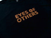 BLACK AND RUST EYES OF OTHERS T-SHIRT photo 