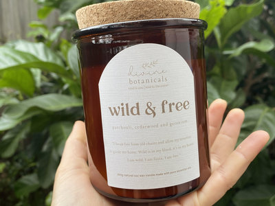 'Wild & Free' Soy Wax Essential Oil Candle main photo