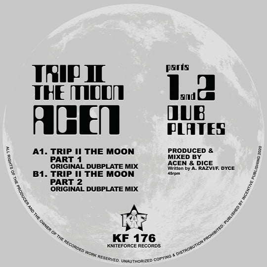 KF176 - Trip To The Moon Parts 1 & 2 Dubplates | Acen | Kniteforce