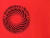 'Kosmik Spiral' Red T-Shirt photo 