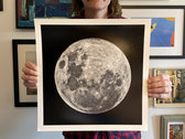 Full Moon Gloss Print on Heavy Photographic Card photo 