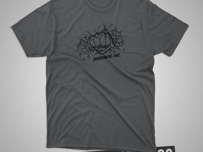 Pistolero Recordings - T-shirt - Grey w/ black print main photo