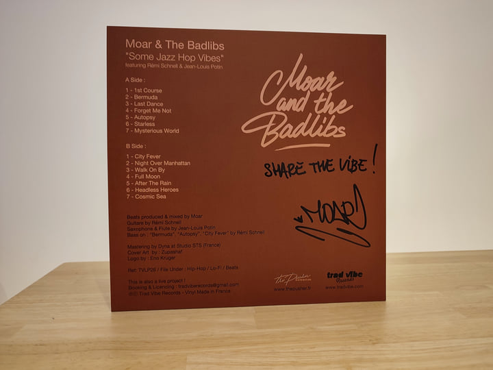 Some Jazz Hop Vibes | Moar & The Badlibs | Trad Vibe Records