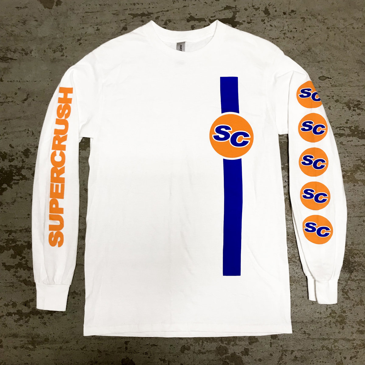 Racing stripe long sleeve shirt | Supercrush