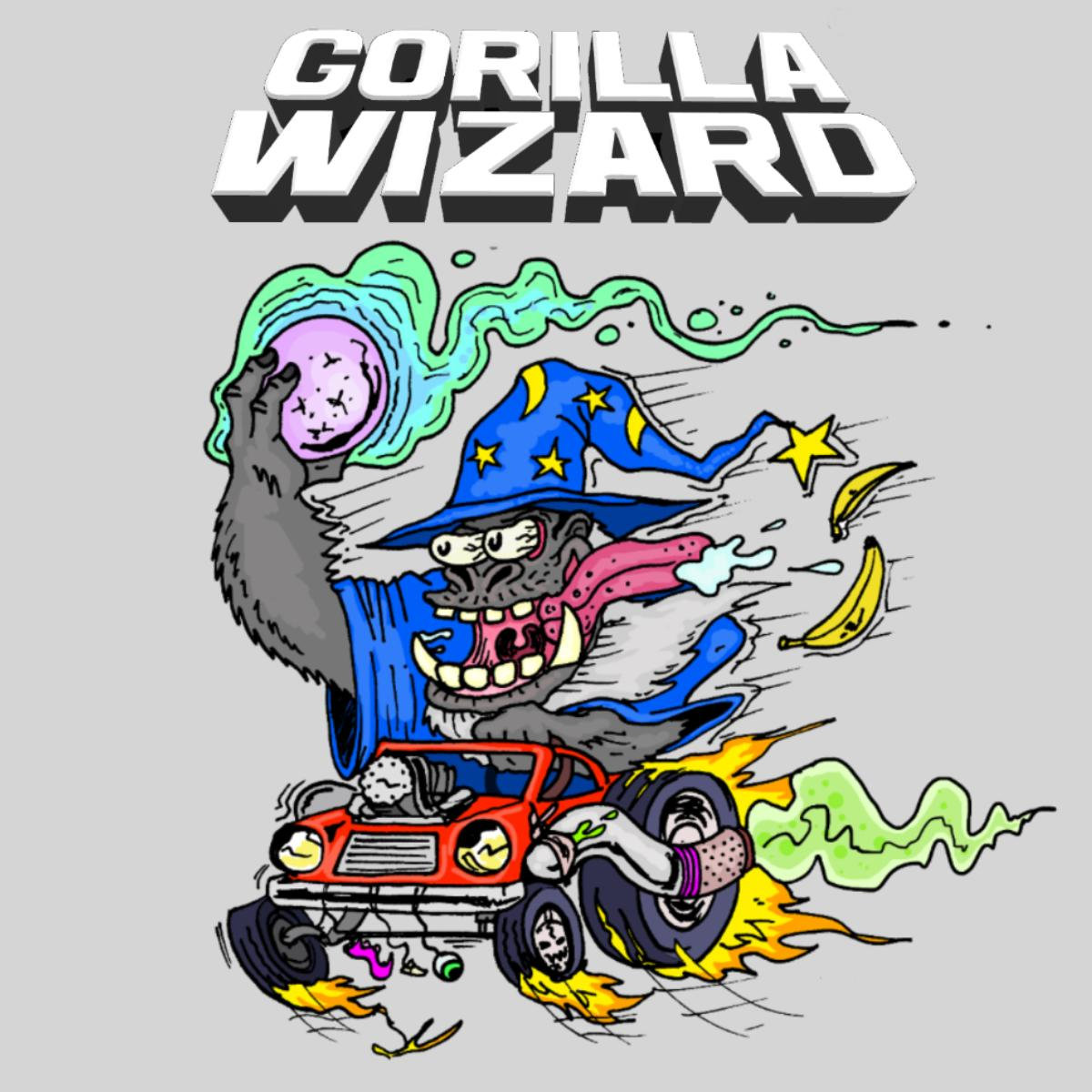 Ed Roth Style Bertrum [White] | Gorilla Wizard