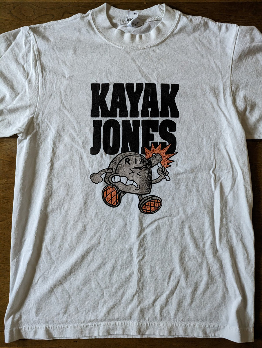White 'Back from the Dead' Tee Kayak Jones