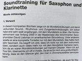 Soundtraining für Saxophon und Klarinette (deutsche Version) photo 