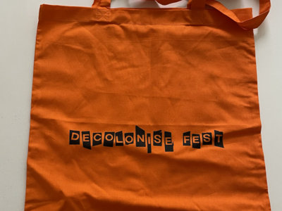 Orange Decolonise Fest Logo Tote main photo