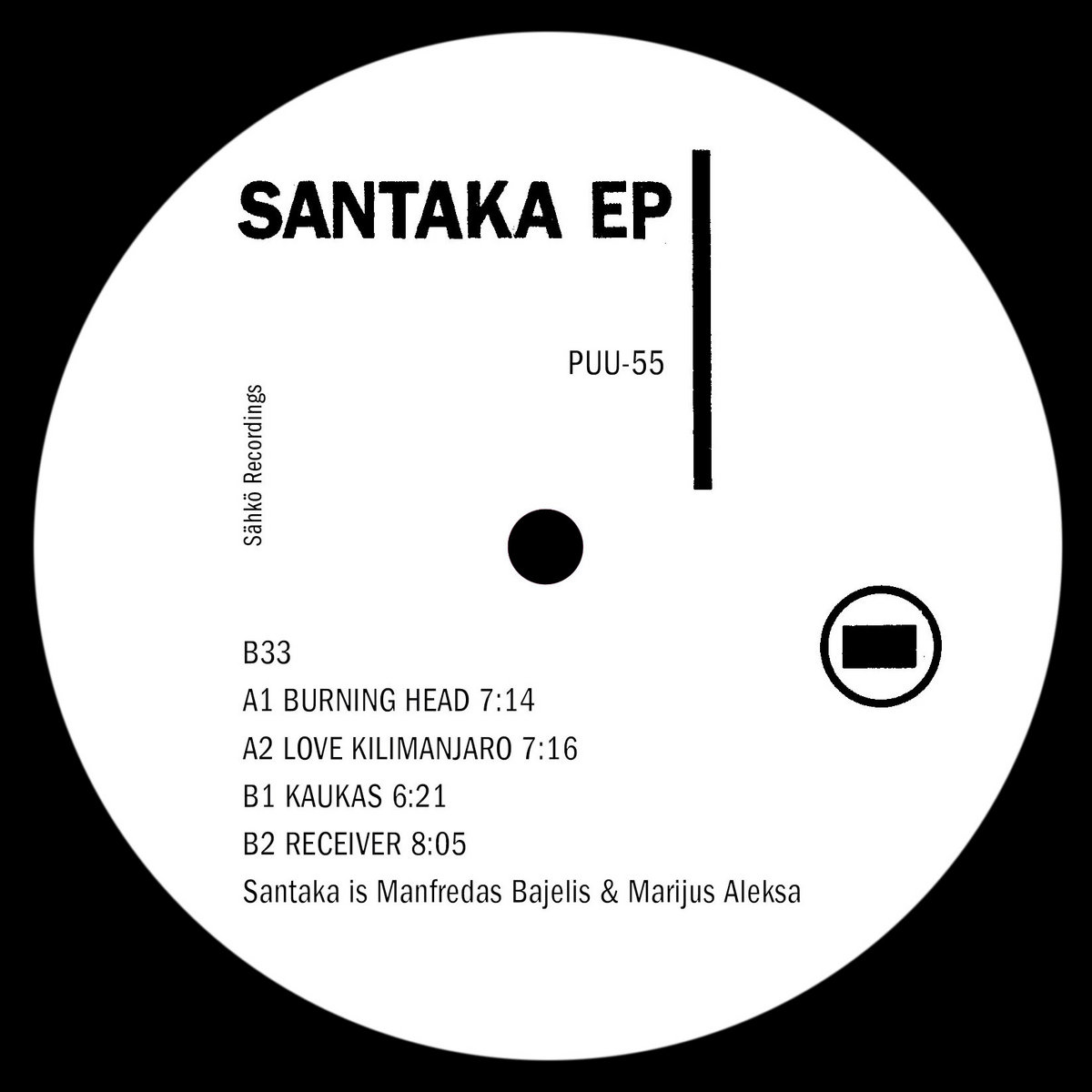 Santaka EP | Santaka | Sahko Recordings