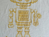 Baby Robot Gold on White - Women's Slub T-Shirt photo 