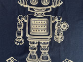 Baby Robot Gold on Black - Women's Slub T-shirt photo 
