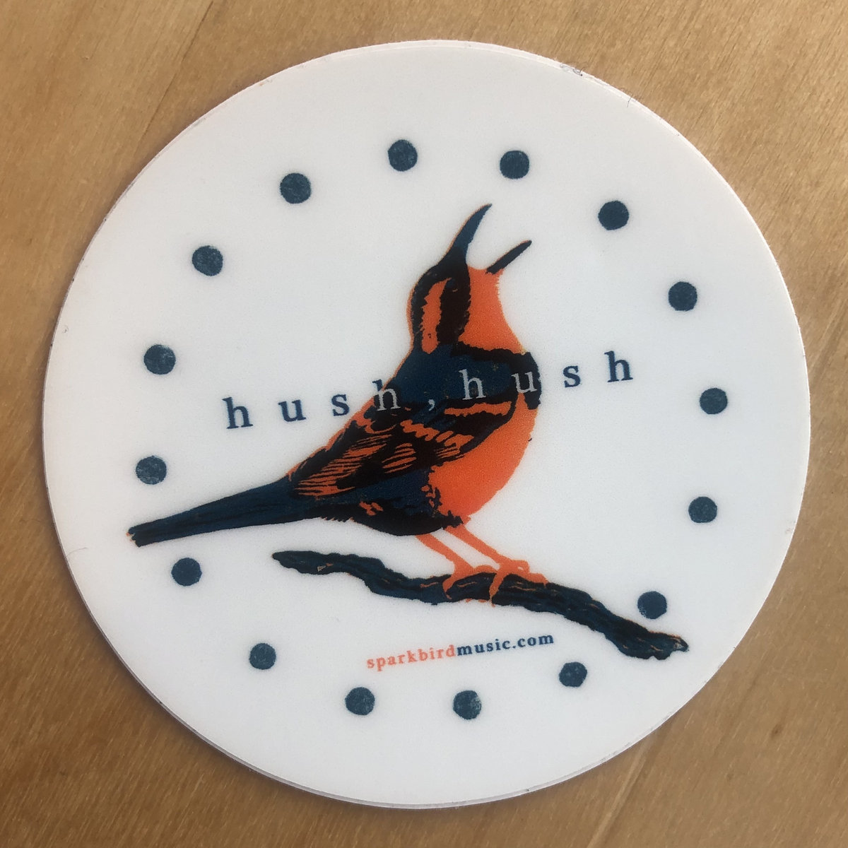 Thrush Bird Sticker Varied Thrush Sticker | Sparkbird