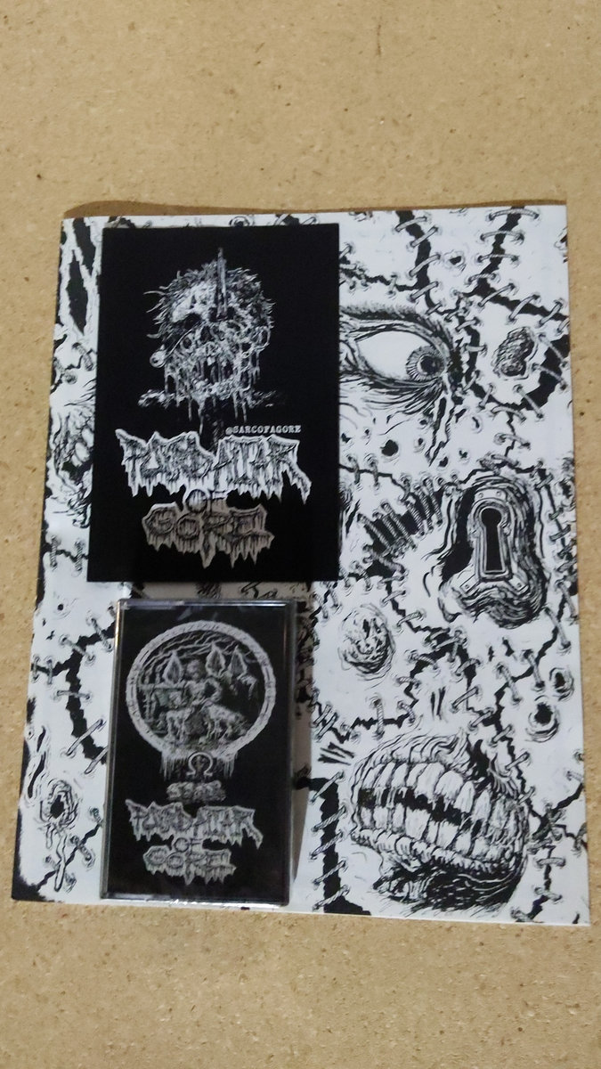 Putrid Altar of Gore Zine and Compilation Cassette Tape Sauron