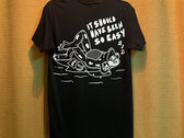 "Too Easy Frog" T-Shirt (Black) photo 