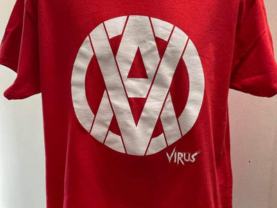 Virus AV circle logo red t-shirt main photo