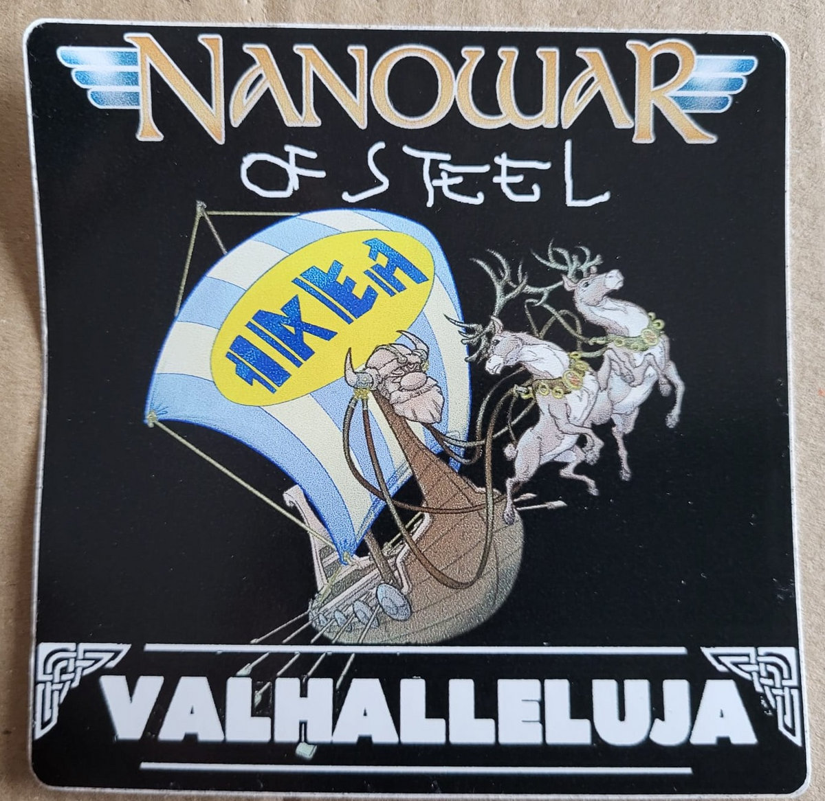 VALHALLELUJA STICKER Nanowar Of Steel