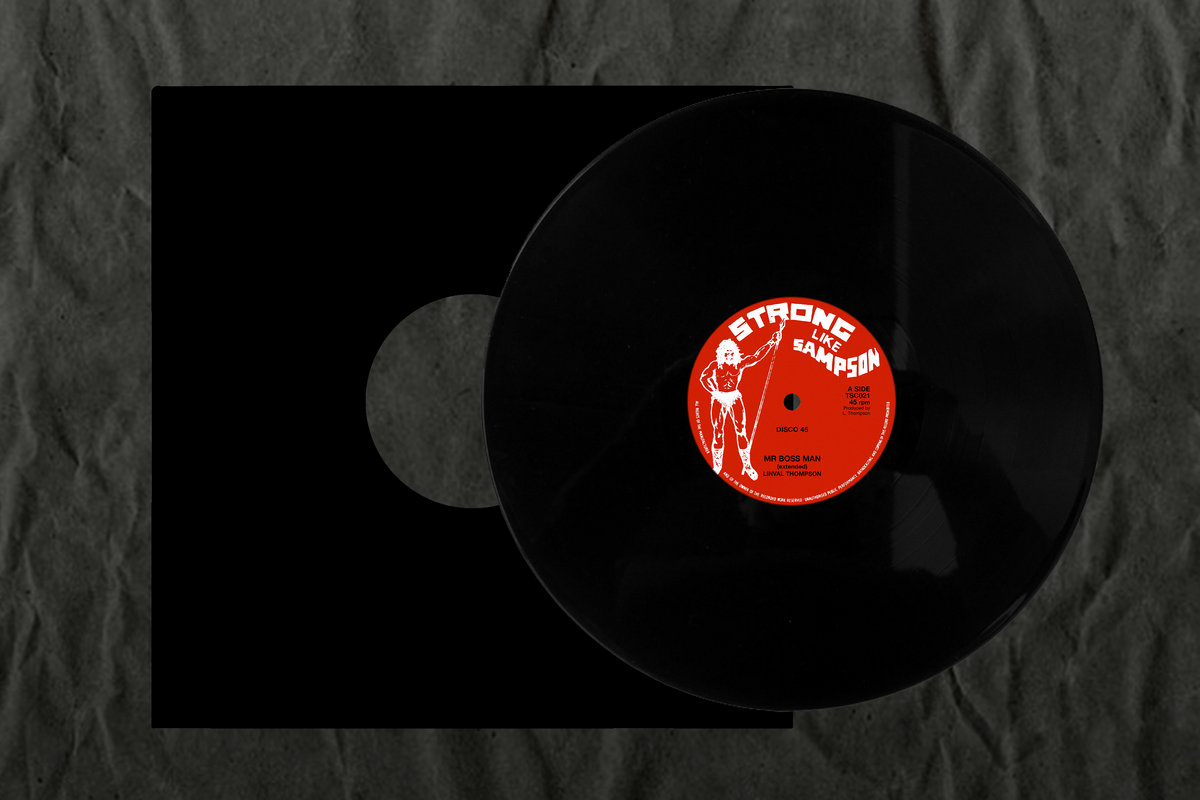 英12” Linval Thompson And Ranking Tr Mr Boss Man / Stop Pushing Me Around SLSD04 Strong Like Sampson /00250 Linval Thompson, Ranking Trevor – Mr Boss Man / Stop Pushing