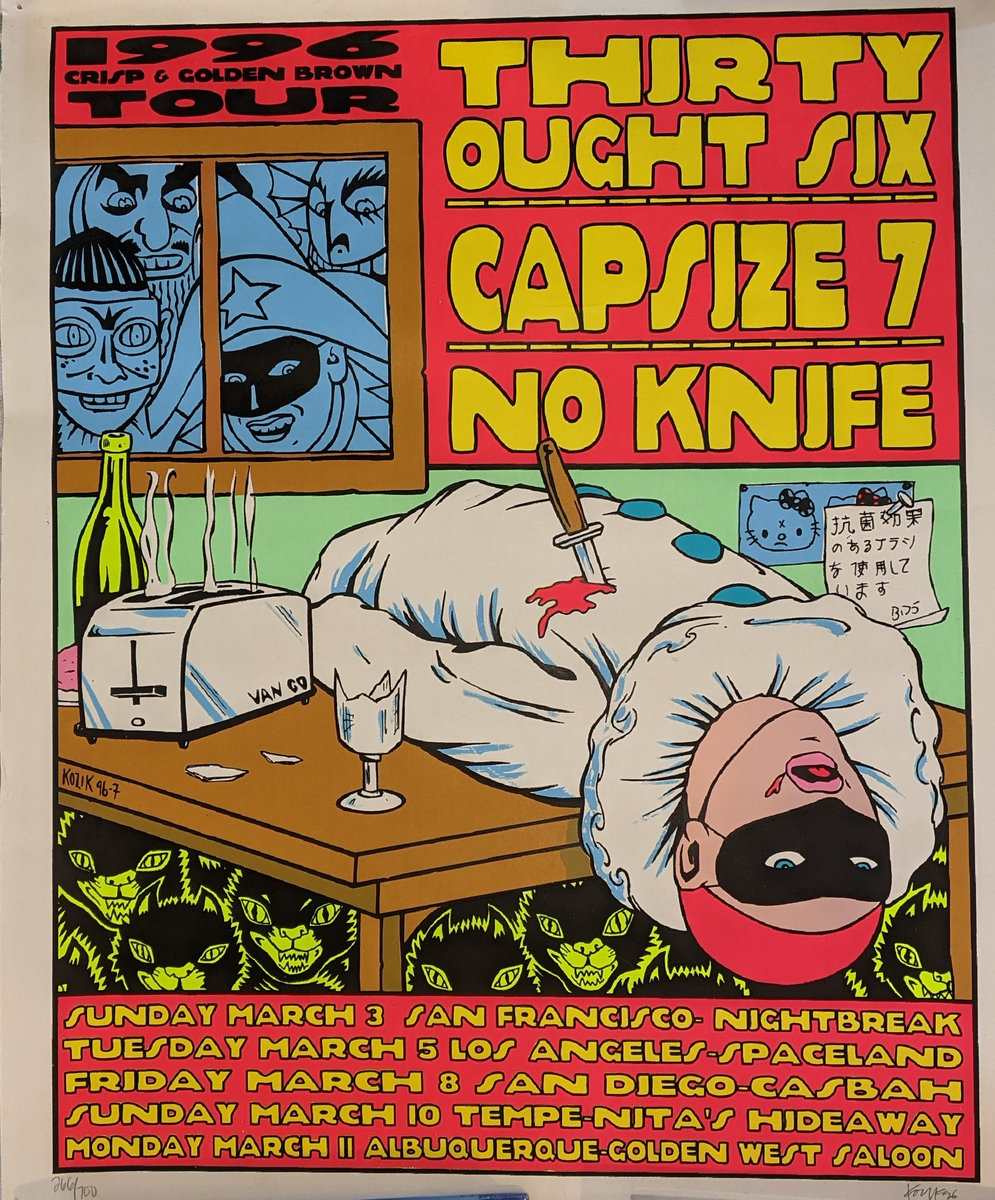 Signed/Numbered Kozik Tour Poster | Capsize 7