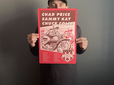 Chad Price / Chuck coles silkscreened  Tour Poster main photo