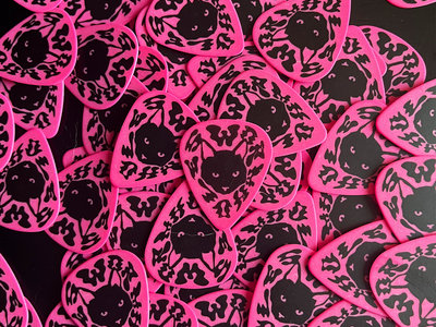 Cat Logo Guitar Pick (Hot Pink) main photo
