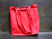 Red Canvas Tote Bag photo 